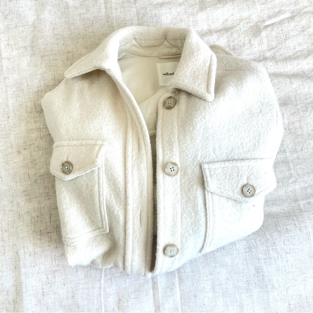 Aritzia ganna crean Wool Jacket with Button Details